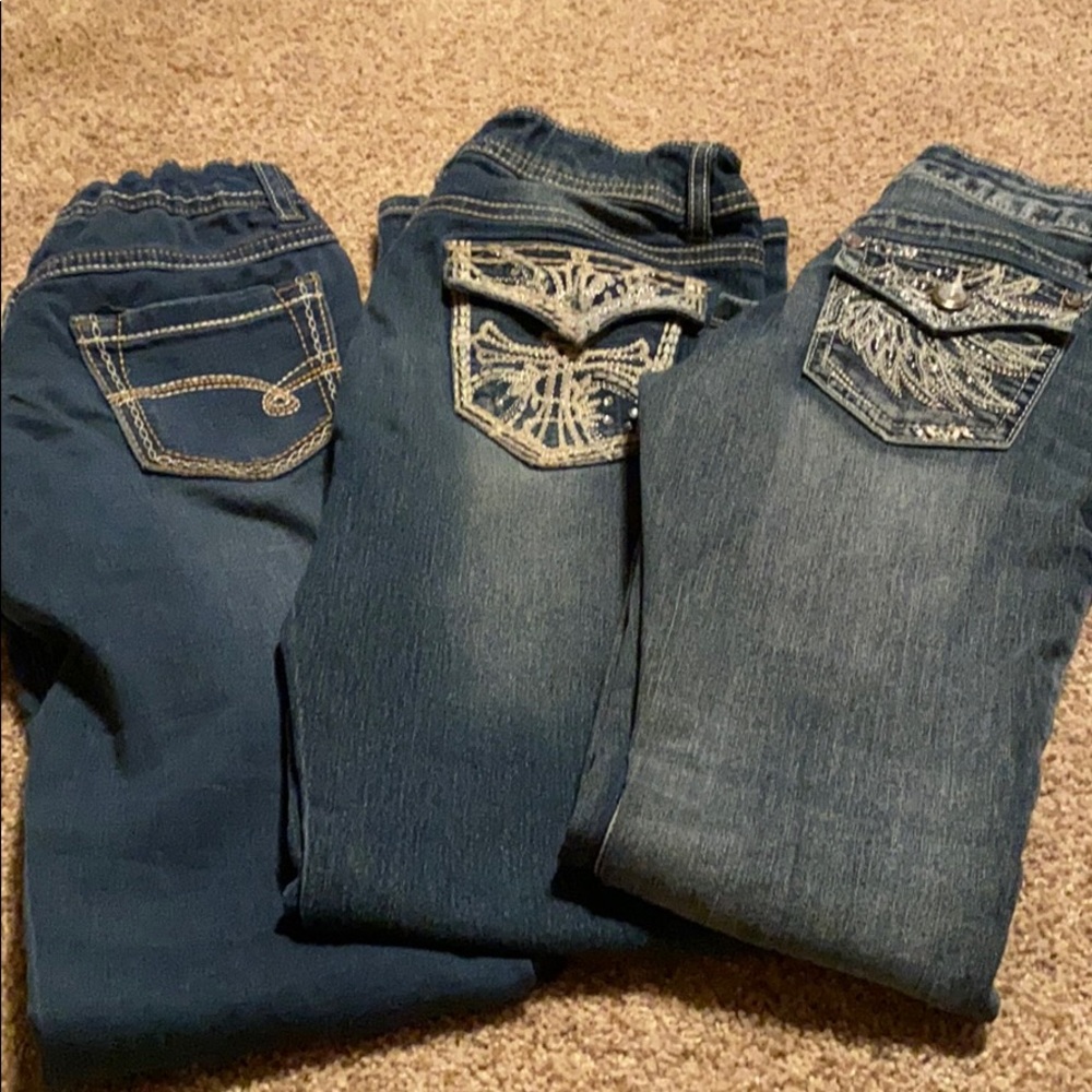 Girls bootcut jeans